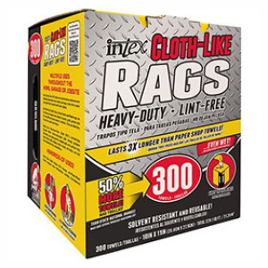INTEX NW-00255-300W 300 COUNT RT TOWELS 10" X 15" SUPER STRONG