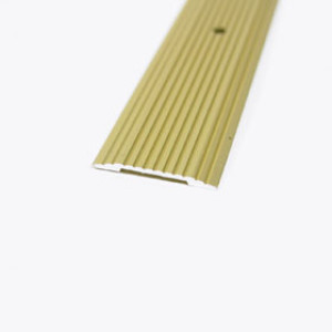 MD BUILDING 79012 1-1/4" X 36" WIDE FLUTED SEAM BINDER IN SATIN BRASS
