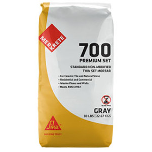 MERKRETE 700 50LB GREY PREMIUM PORTLAND CEMENT THIN SET MORTAR