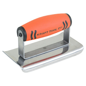 KRAFT CF141PF 6" X 3" 1/4"R 3/8" L SS CURVED ENDS EDGER ERGO HANDLE