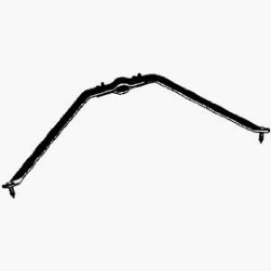 DQB 11091 OUTRIGGER METAL HANDLE SWEEP BROOM BRACE WITH HARDWARE