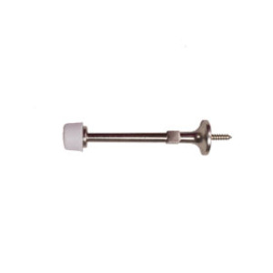G-FORCE 43082 3" DIE CAST SATIN NICKEL RIDGID DOOR STOP POLY BAG