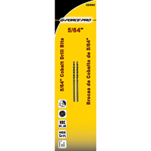 G-FORCE 22660 5/64" COBALT DRILL BIT 2 PER CARD