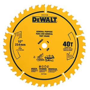 DEWALT DWA11040 10" 40T CIRCULAR SAW BLADE