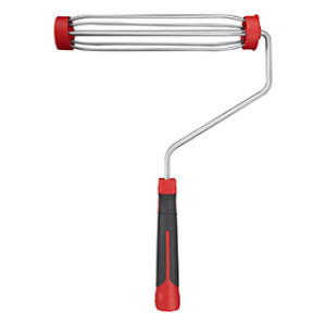 WOOSTER R0149 SHERGRIP 9" ROLLER FRAME WITH 5-WIRE CAGE AND ERGONOMIC GRIP