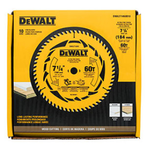 DEWALT DWA271460B10 7-1/4" 60T CIRCULAR SAW BLADE BULK
