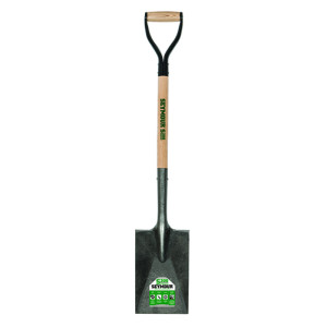 SEYMOUR 49134 GARDEN SPADE 42" WOOD HANDLE STEEL D-GRIP
