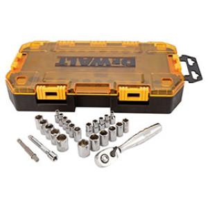 DEWALT DWMT73805 1/4" TOUGH BOX DRIVE SAE SOCKET SET
