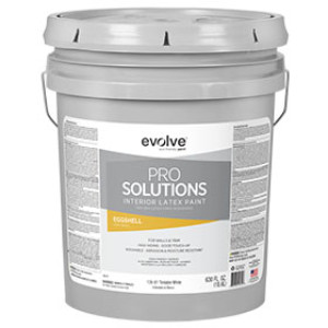EVOLVE PAINTS 126-81-5 SOLUTIONS 5GAL INTERIOR LATEX EGGSHELL PAINT