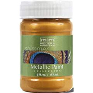 MODERN MASTERS ME659-06 6 OZ OLYMPIC GOLD SATIN METALLIC PAINT OPAQUE