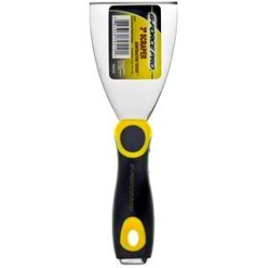 G-FORCE 70510 3" STIFF SCRAPER ERGO GRIP HANDLE STAINLESS STEEL BLADE