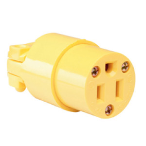 PASS & SEYMOUR  4887Y 15A/125V 3-WIRE CONNECTOR
