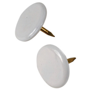 ANCHOR WIRE 122674 WHITE THUMB TACKS (40PK)
