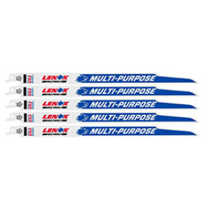 LENOX 20583 110R 12" X3/4" 10/14TPI MULTI-PURPOSE RECIPROCATING SAW BLADE 5-PK