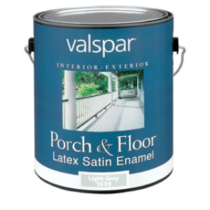 VALSPAR PORCH & FLOOR 27-1533 LIGHT GRAY LATEX ENAMEL