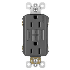 RADIANT 1597BKCCD12 15A GFCI SELF TEST OUTLET BLACK