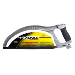 G-FORCE 21652 12" LOW PROFILE ALUMINUM HACKSAW SOFT GRIP FRAME W/24T BI-MET BL