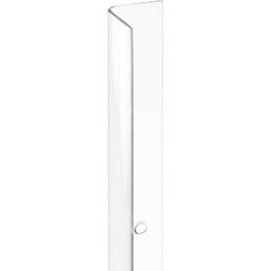 TRIMACO 01184G CLEAR 1-1/8" X 1-1/8" X 4' HOLE PUNCHED CORNER GUARD 90DEG ANGL