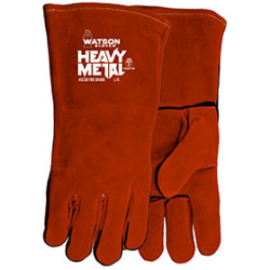WATSON 9238 FIRE BRAND SPLIT COW COTTON FLEECE LINED WELDING GLOVE