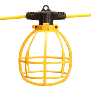 SOUTHWIRE 7145SW 150-WATT INCANDESCENT STRING LIGHT W/PLASTIC BULB GUARD
