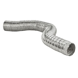 LAMBRO 296T 6" X 8' FLEXIBLE ALUMINUM DUCT HOSE - ONE END CRIMPED