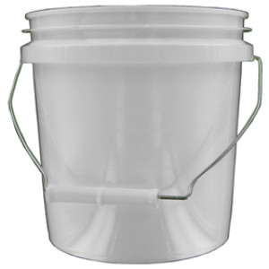 IPL 1123032 WHITE 5 GALLON .70 MIL PLASTIC PRO PAIL