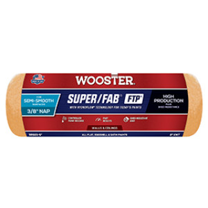 WOOSTER RR923 9" X 3/8" SUPER/FAB FTP SHED-RESISTANT KNIT ROLLER COVER