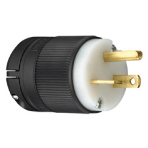 PASS & SEYMOUR  PS520PCLBCCV4 20A 125V 3-WIRE CC CLAMPLOCK STRAIGHT BLADE PLUG