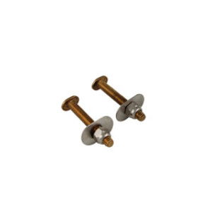 PLUMB PAK PP835-170 TOILET BOLTS 5/16-18 X 2 1/4 SOLID BRASS