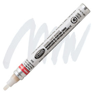 RUST-OLEUM 2545C TESTORS ENAMEL CARDED WHITE PAINT MARKER