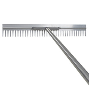 KRAFT CC960 36" ALUMINUM LANDSCAPE & ASPHALT RAKE WITH 7' MAGNESIUM HANDLE
