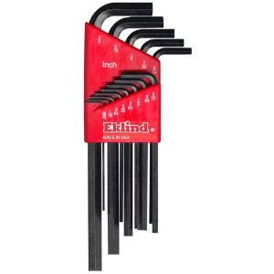 EKLIND 10213 .050 - 3/8" HEX-L 13PC LONG KEY INCH SET IN MOLDED PLASTIC HOLDER