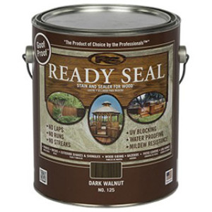 READY SEAL 125 DARK WALNUT EXTERIOR WOOD STAIN AND SEALER