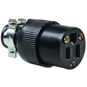 PASS & SEYMOUR  114GMCCC16 3W RUBBER CONNECTOR WITH METAL CORD GRIP