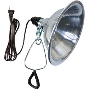 SOUTHWIRE 151 18/2 6' SJTW 8-1/2" 150W CLAMP LIGHT