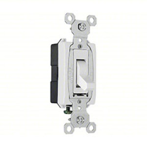 PASS & SEYMOUR  CS120WCC 20A 120/277V CC 1-POLE TOGGLE SWITCH WHITE