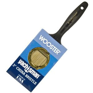 WOOSTER Z1120 3" YACHTSMAN SYNTHETIC WHITE CHINA FLAT BEAVERTAIL PAINT BRUSH
