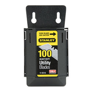STANLEY 11-921J UTILITY KNIFE BLADE WITH DISPENSER #1992 (100 BLADES)