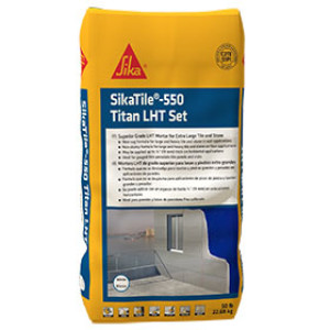 SIKATILE 550 50LB WHITE TITAN SUPERIOR FLEXIBLE EXTRA LARGE &HEAVY TILE MORTAR