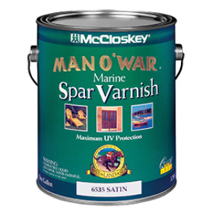 MCCLOSKEY MAN O'WAR 6535.007 SATIN EXTERIOR MARINE SPAR VARNISH 275 VOC