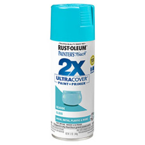 RUST-OLEUM 2X PAINTER'S TOUCH 334050 ULTRA COVER ENAMEL GLOSS SEASIDE RUSTOLEU