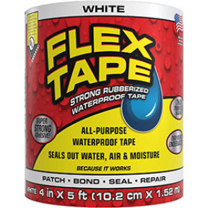 FLEX TAPE TFSWHTR0405 4" X 5' WHITE