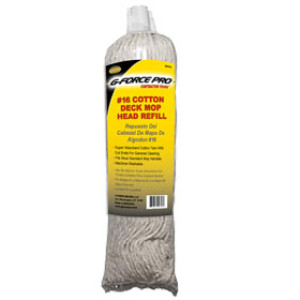 G-FORCE #16 COTTON DECK MOP HEAD REFILL