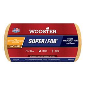WOOSTER R243 7" X 1-1/4" SUPER/FAB GOLDEN YELLOW KNIT ROLLER COVER