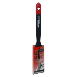 VELVET TOUCH 61115 1-1/2" BLACK/WHITE 100% POLYESTER BLEND ANGULAR SASH BRUSH