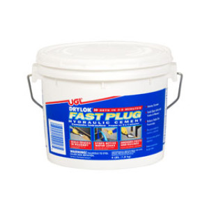UGL DRYLOK 773267 4 LB FAST PLUG HYDRAULIC CEMENT FAST SETTING 3-5 MIN