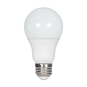SATCO S29595 9.5W A19 LED FROSTED 5000K MEDIUM BASE 120V NONDIMMABLE
