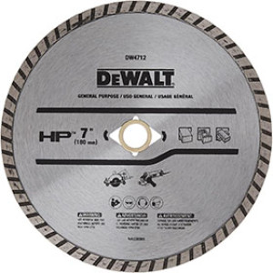 DEWALT DW4712 7" HIGH PERFORMANCE DIAMOND MASONRY BLADE