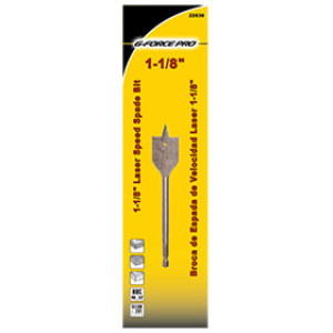G-FORCE 22830 1-1/8" LAZER SPEED SPADE DRILL BIT