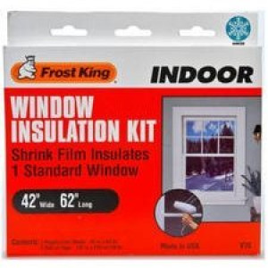 FROST KING V73H 18638 42" X 62" INDOOR SHRINK STND WINDOW INSULATION KIT (1)